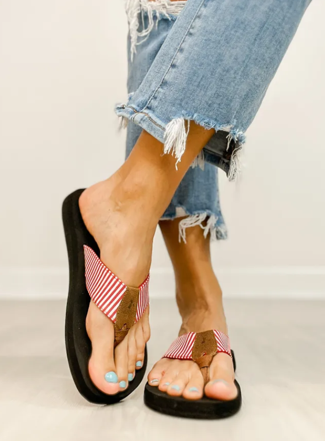 Corkys Summer Break Flip Flop Sandals