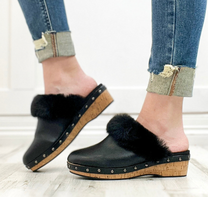 Corkys Just Fur Fun Slip-On Loafer In Black