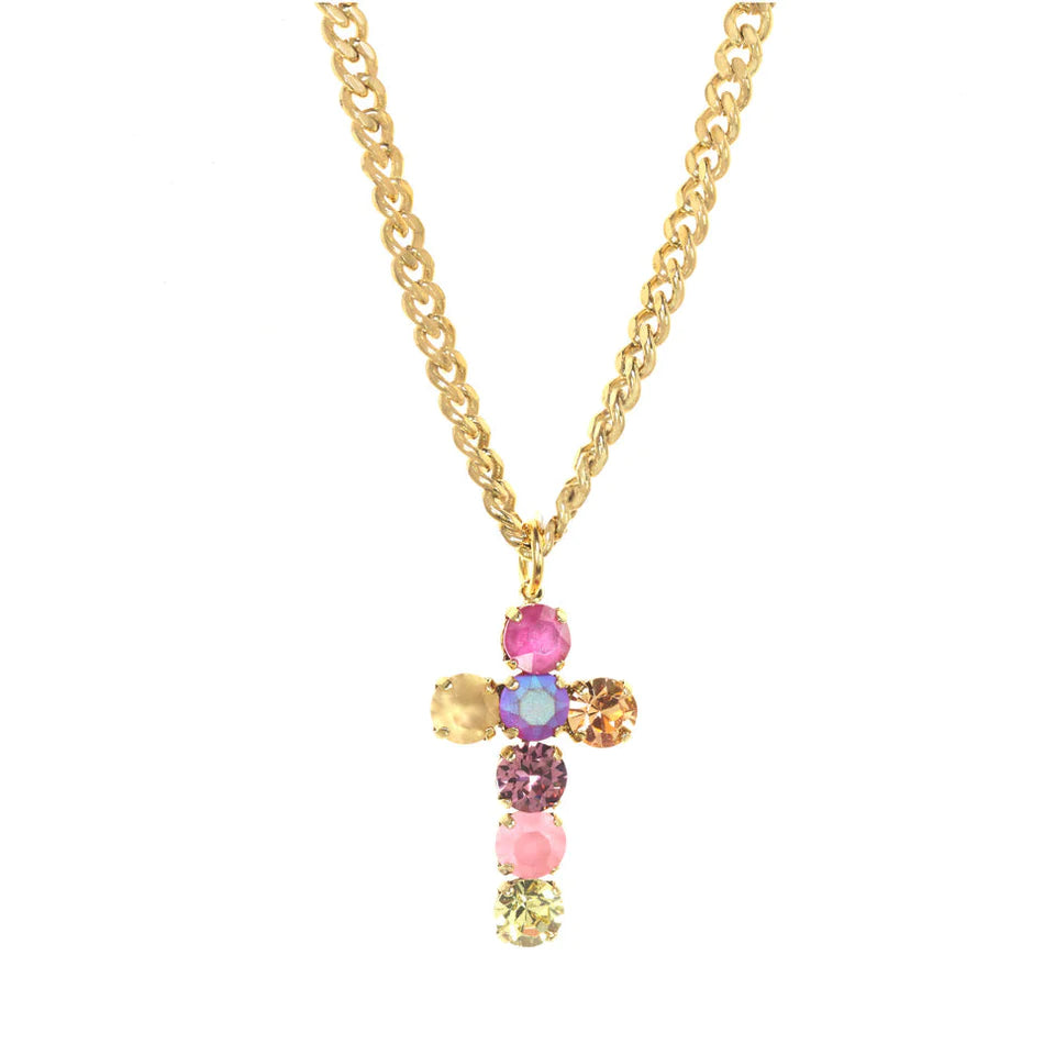 Crosses in Ombre Necklace