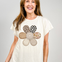 Trendy Petals Flower Graphic Tee
