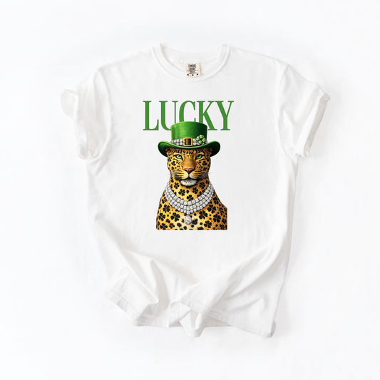 Lucky Leopard Graphic Tee