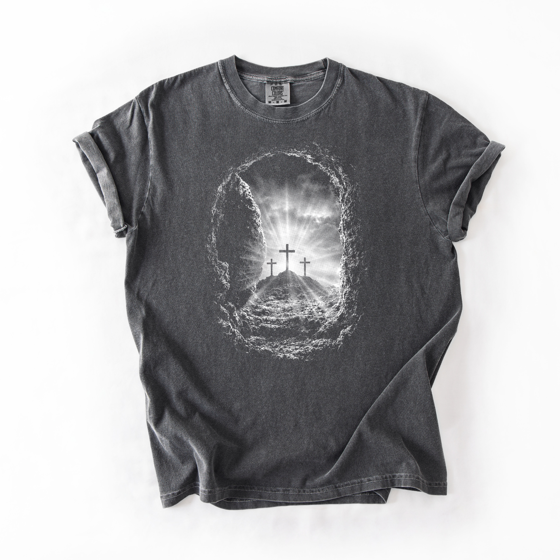 Halftone Crosses Graphic Tee