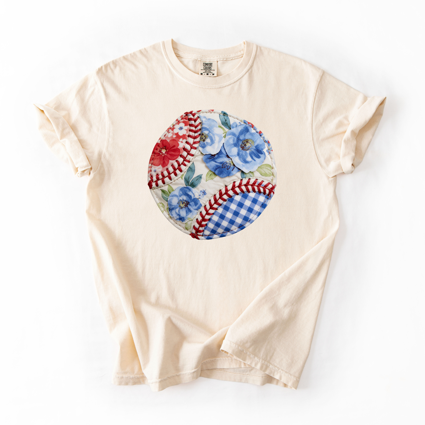 Patchwork Baseball Graphic Tee