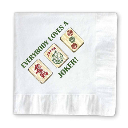 Donovan Designs - MAHJONG COCKTAIL NAPKINS: GET YOUR MAHJ ON