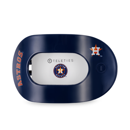 TELETIES - Flat Round Hair Clip | Houston Astros