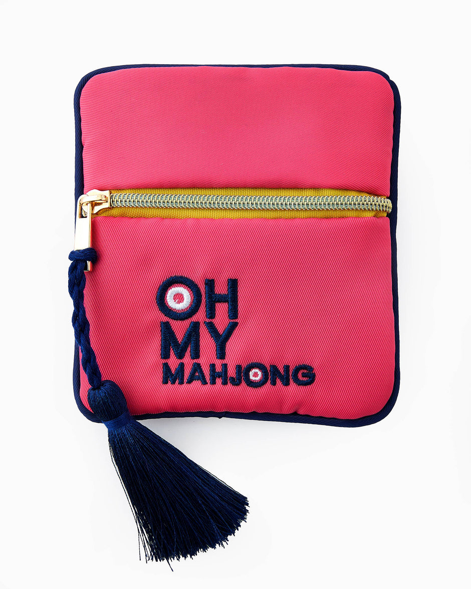 Oh My Mahjong - Pink Coin & Dice Bag