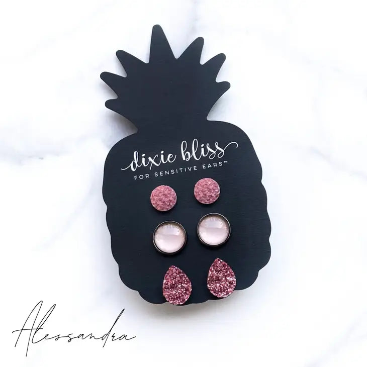 Dixie Bliss Alessandra Trio Earrings Set