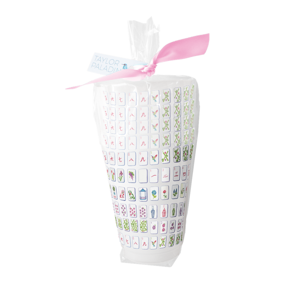 Taylor Paladino - Mahjong Tiles Frosted Cups
