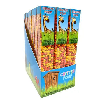 Poop, Chocolate Covered Sunny Seeds in 3 oz tubes