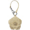 Leather Flower Hat Clip Bag Charm-Stone