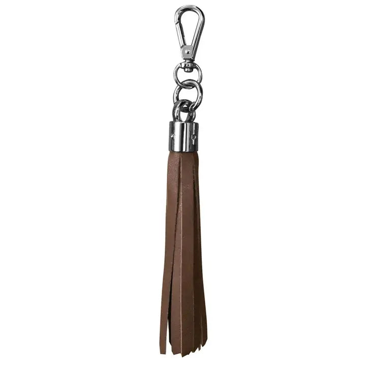 Leather Tassel Keychain-Tofe