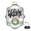 Dk Design-Stripe Bloom "Welcome" Hanger With Mini