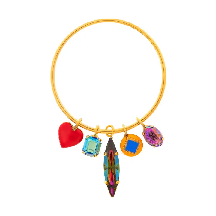 Milla Charm Bangle
