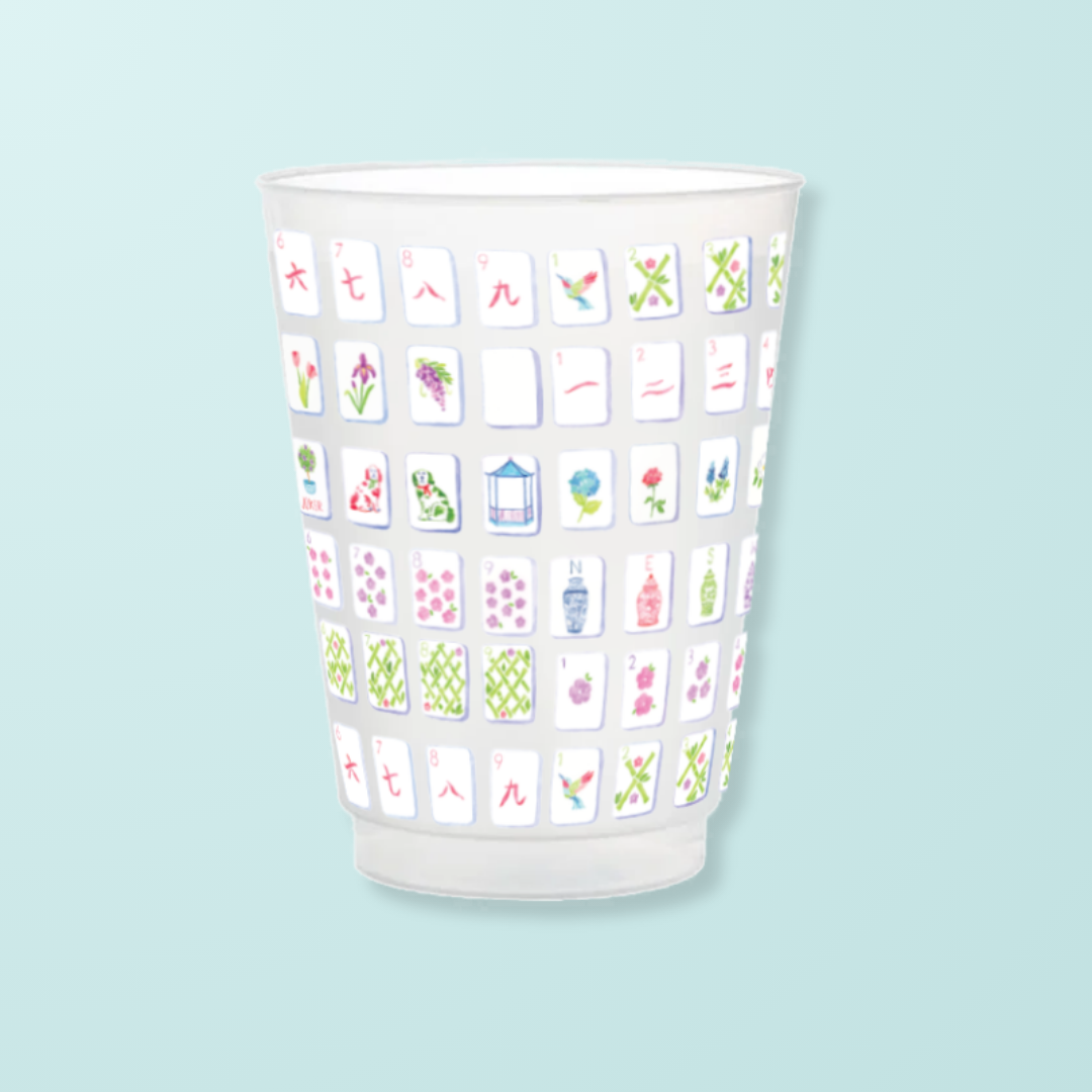 Taylor Paladino - Mahjong Tiles Frosted Cups