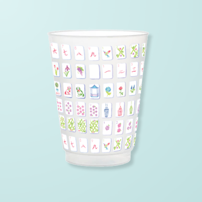 Taylor Paladino - Mahjong Tiles Frosted Cups