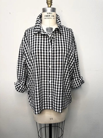 Charlotte Gingham Button Down Shirt