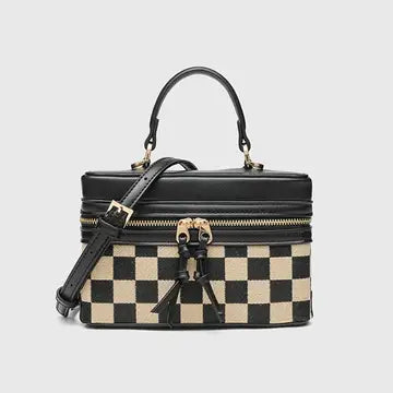 MKS America - Zara Box Checker Crossbody Bag