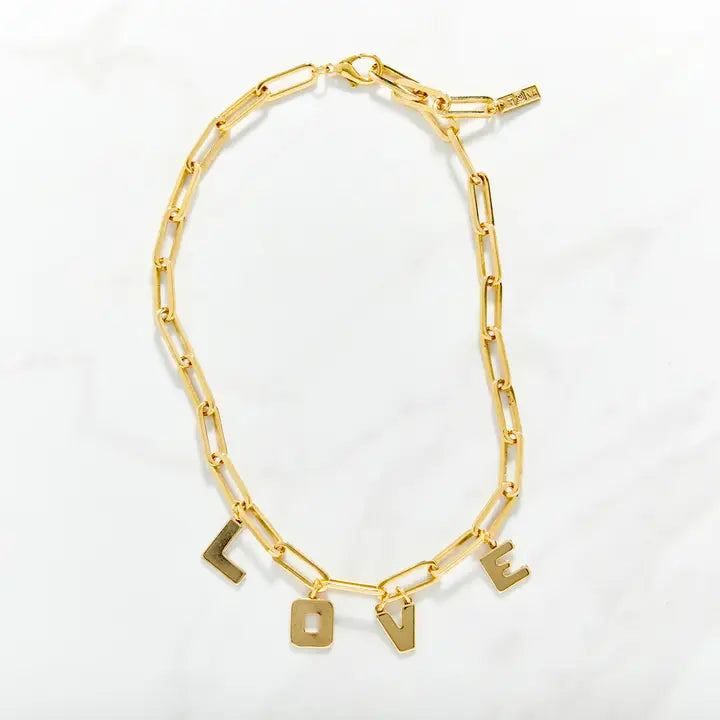TOVA Love Chain Necklace