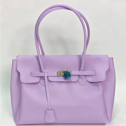 Jelly Tote Bag PVC Handbag Shoulder Bag