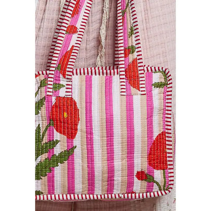 Essentials Mini Quilted Fabric Cube Bag
