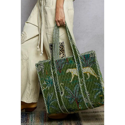Quilted Large Everyday Tote Bag - Group B