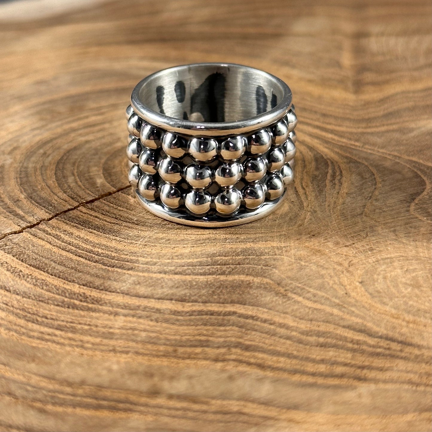 Three Ball Unique Ring