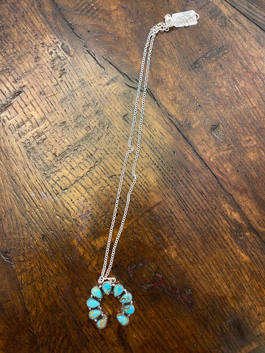 Hada Collection Kingman Turquoise Naja Necklace