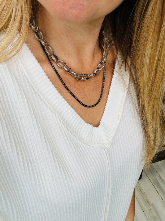 Double the Fun Layered Necklace