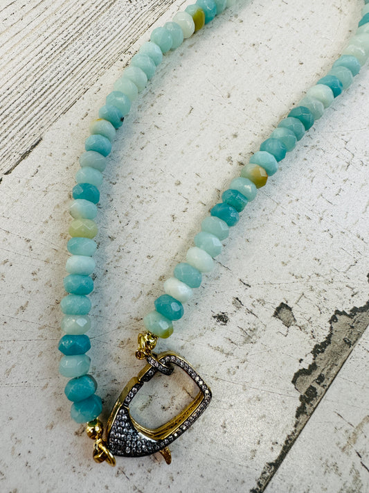 Antigua Waters Clasp Necklace