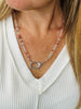 Pretty in Pink Clasp Necklace
