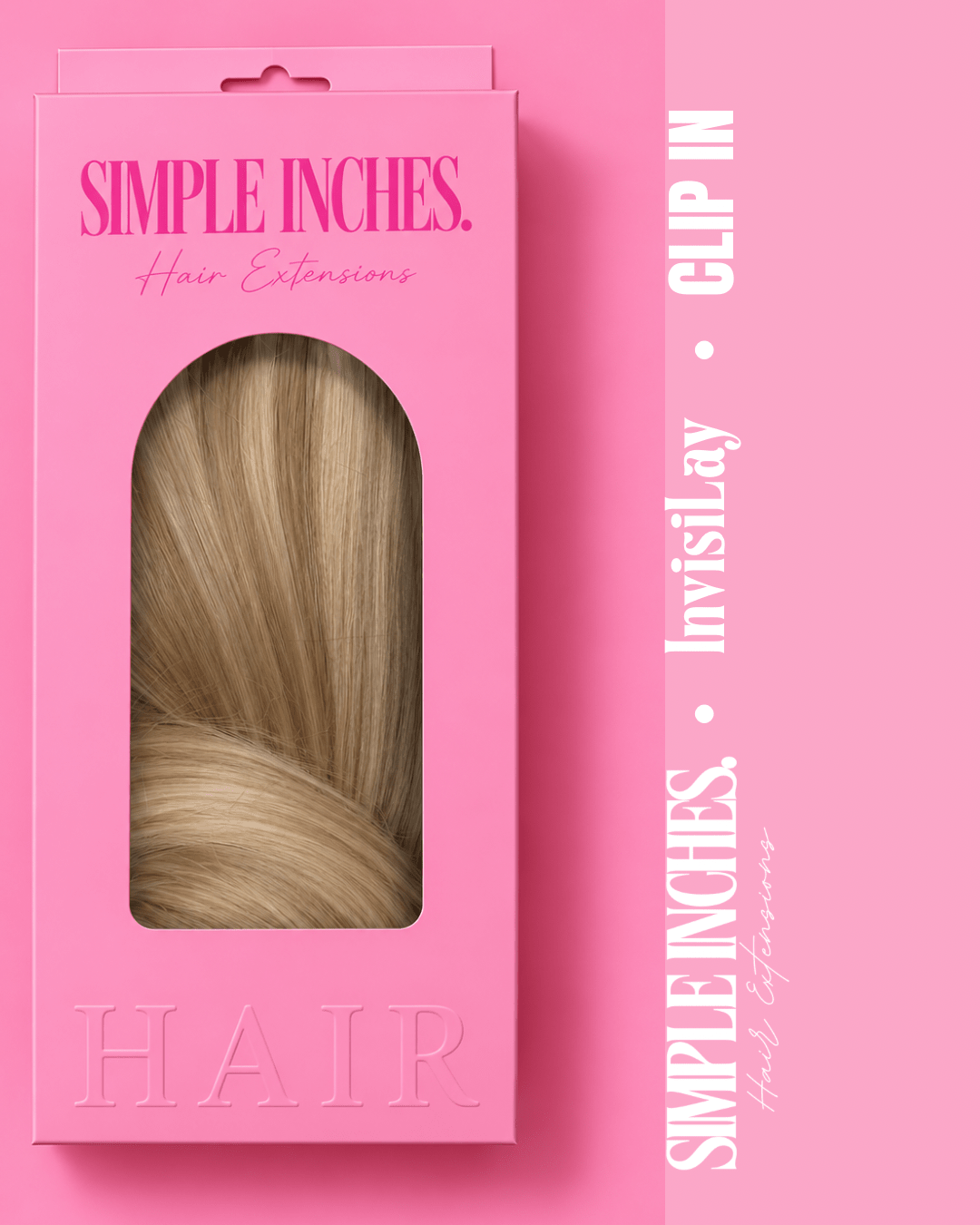 InvisiLay Clip-In Hair Extensions - Simple Inches Hair Extensions