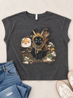 Christmas Mischief Krampus Cat Graphic