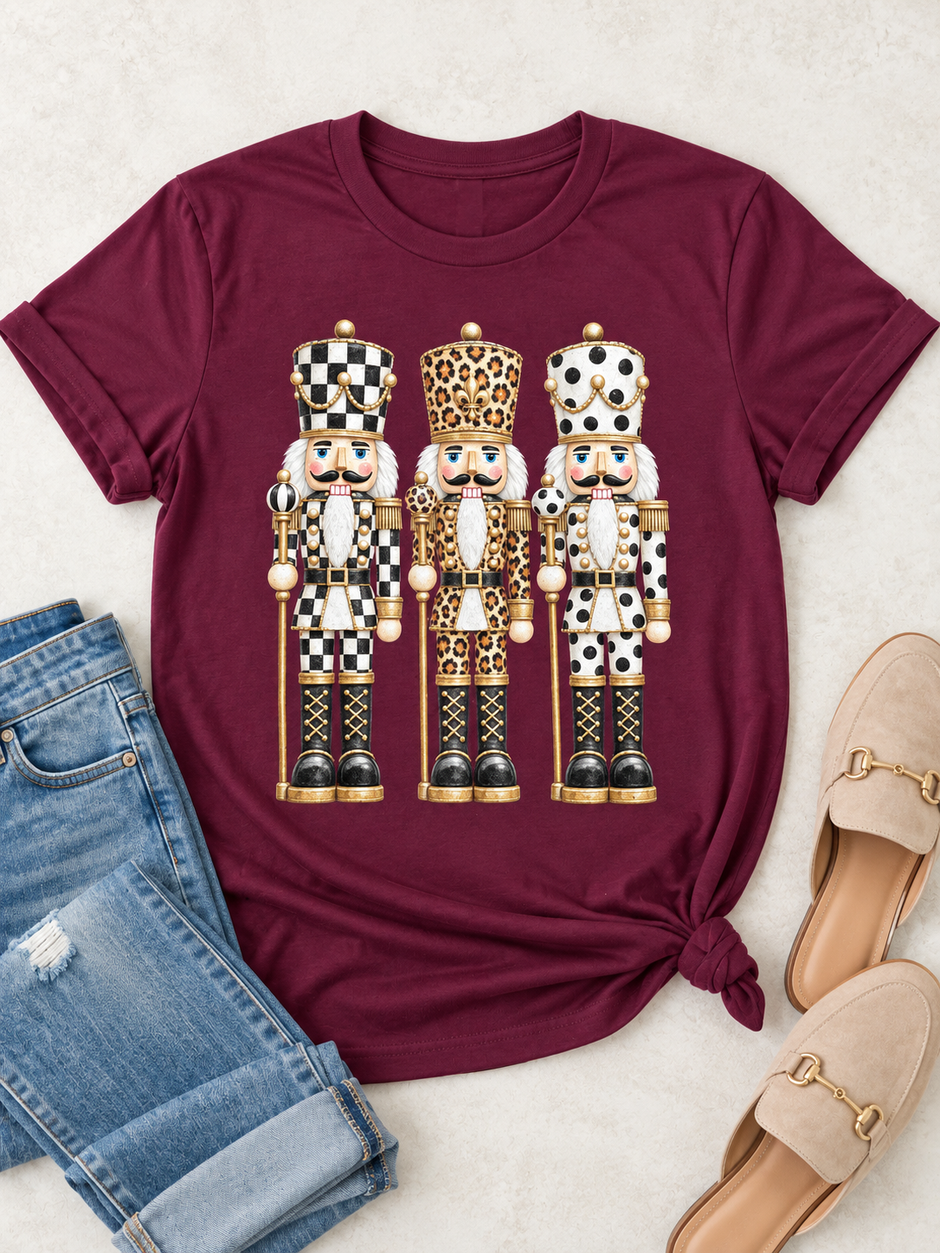 Plum Nutcracker Trio Graphic