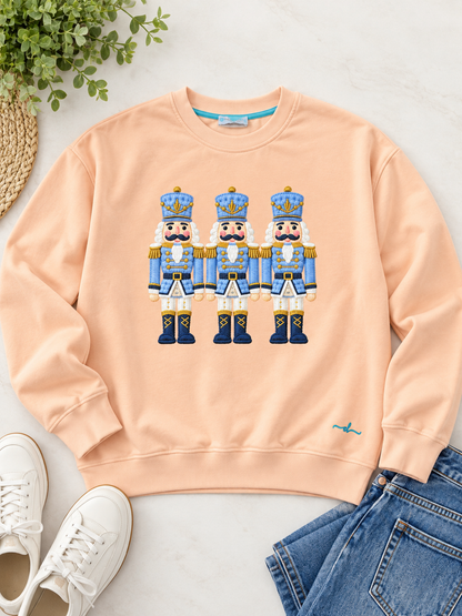 Blue Christmas Nutcracker Trio Graphic