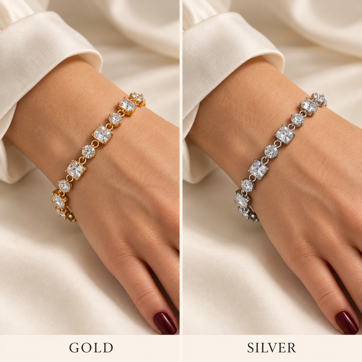 The Taylor Diamond Wristlet