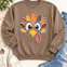 Denim Turkey Cut Out Graphic