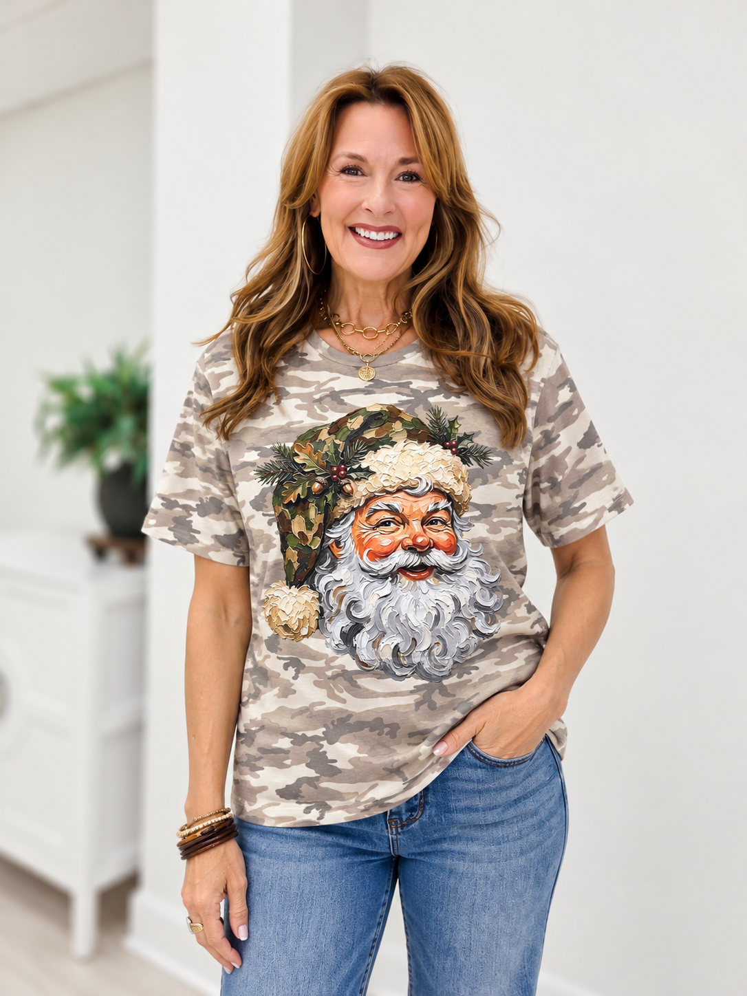 Woodland Santa Camo Graphic