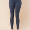 High Waist Solid Knit Leggings with Side Pockets