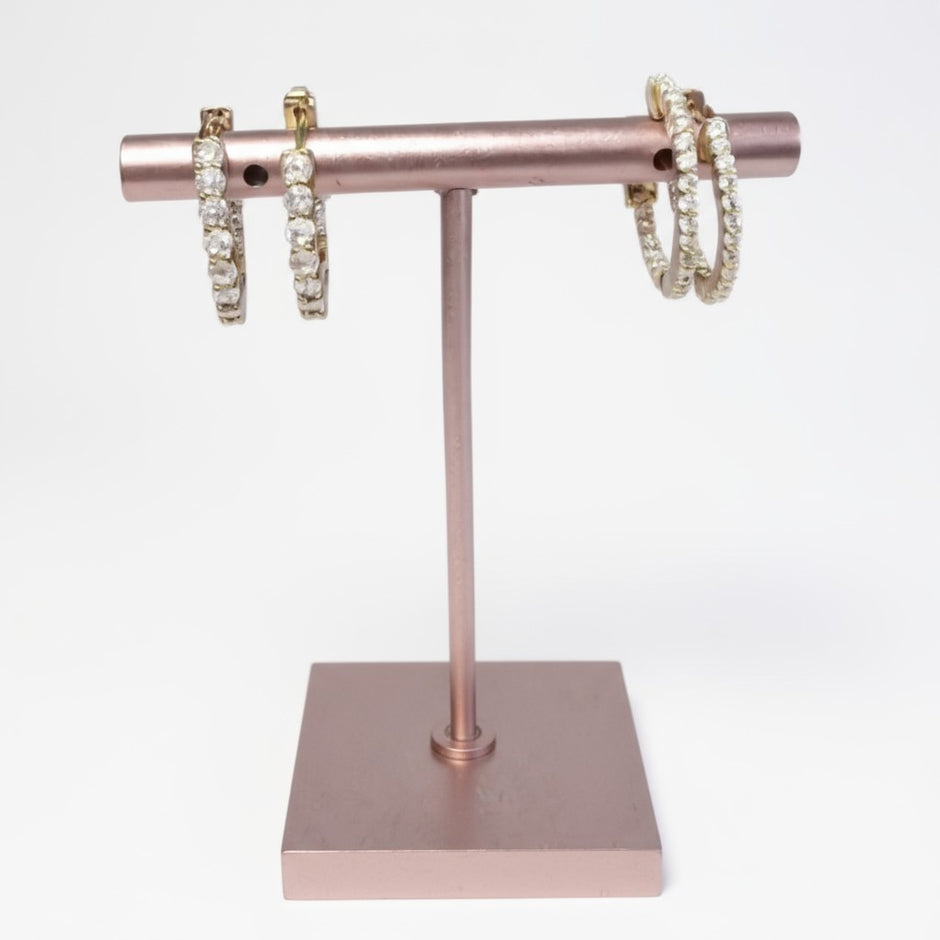 Gold 20MM Inside Out Hoop Earrings