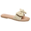 Pierre Dumas Embress-49 Slides with Bow in Natural