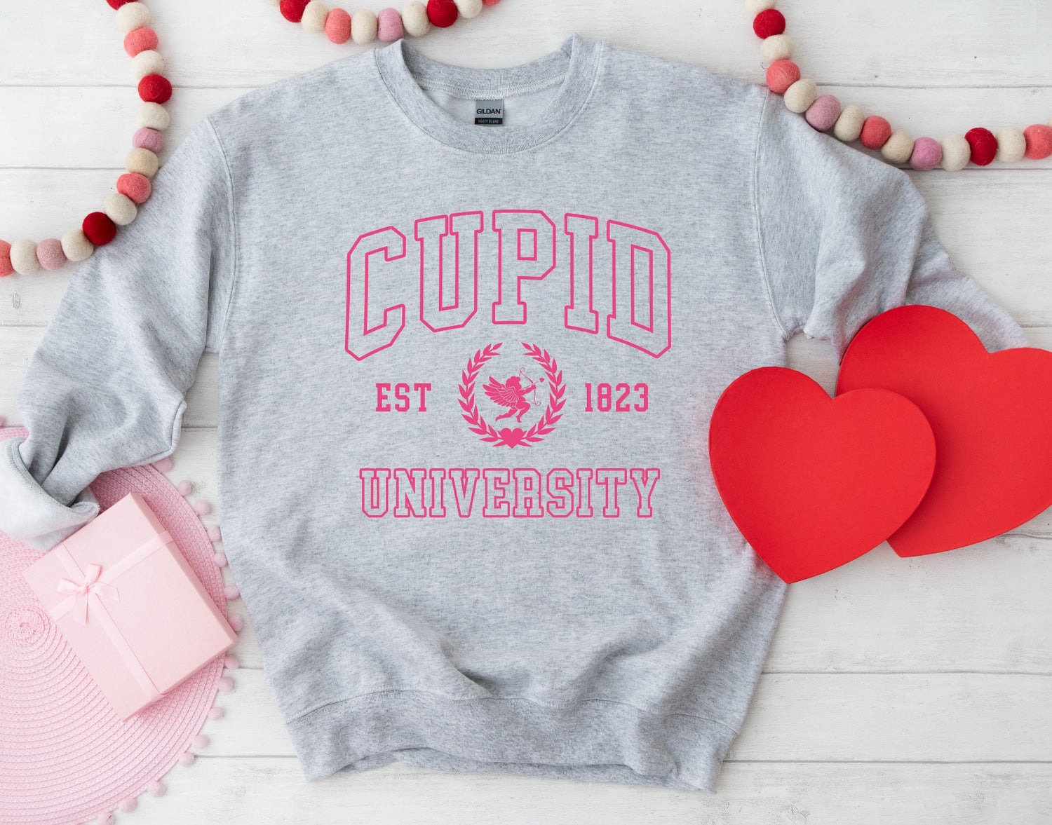 Cupid University Graphic Pullover **DOORBUSTER**