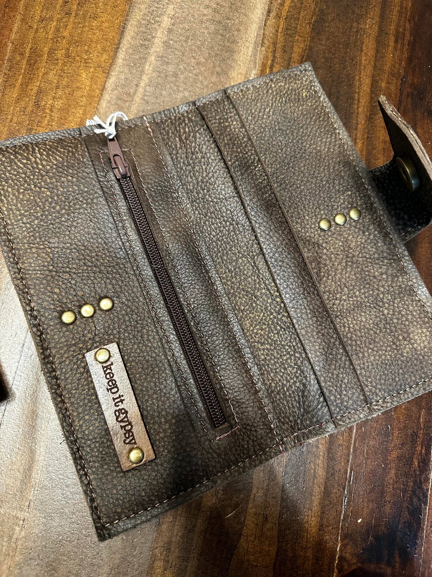 LV Patchwork Leather Wallet
