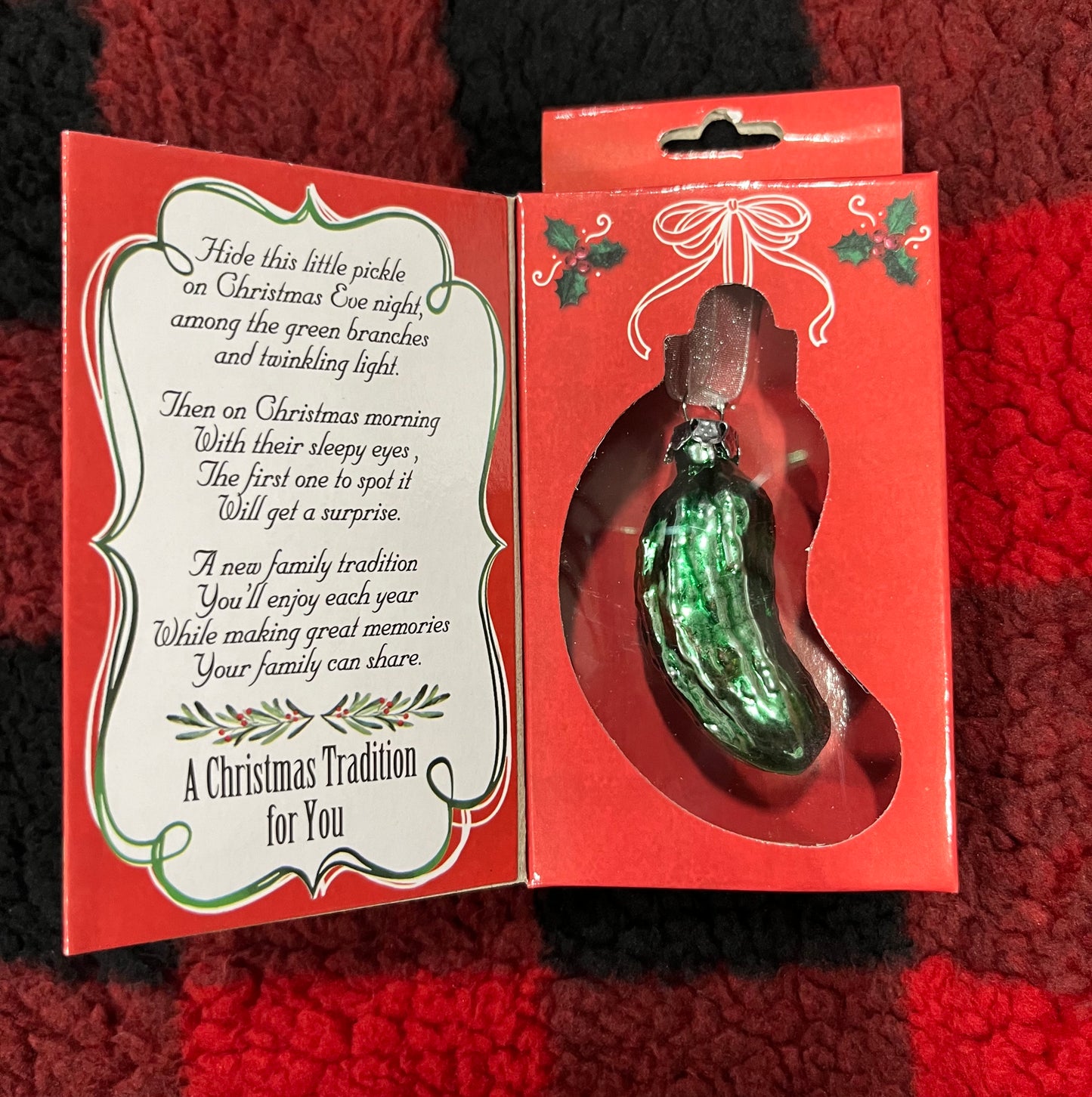 Christmas Pickle Ornament