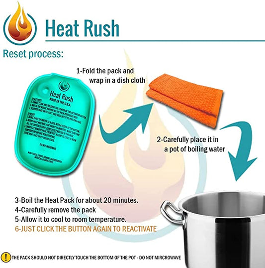 Heat Rush - Instant Reusable and Portable Heat Packs