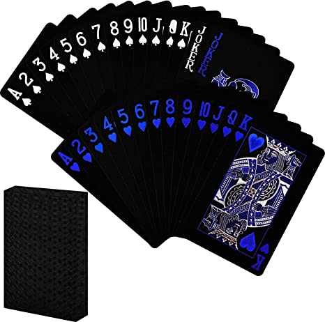 Black Waterproof Playing Cards