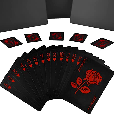 Black Waterproof Playing Cards