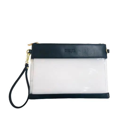 Clear Gameday Wristlet