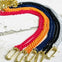 Cuban Enamel Chain with Gold Carabiner