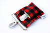 Buffalo Plaid SaniClip Hand Sanitizer Holder