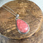 Pink TearDrop Rhodonite Necklace
